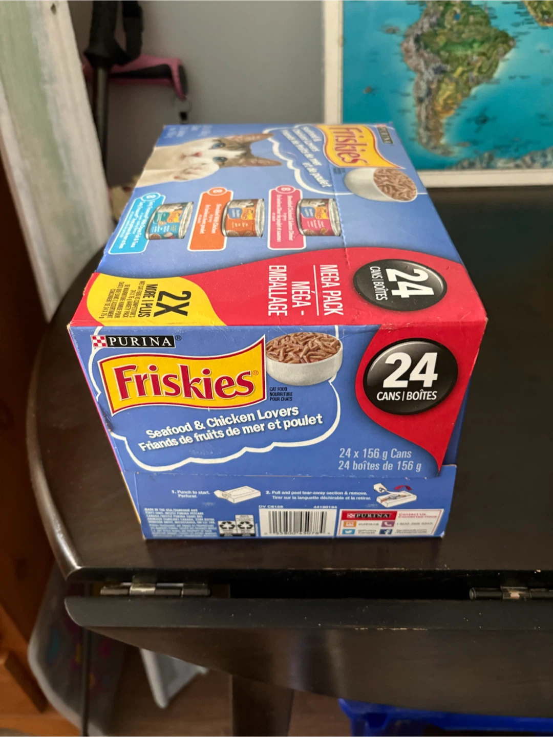 Purina Friskies Seafood & Chicken Lovers Cat Food - 24 Cans