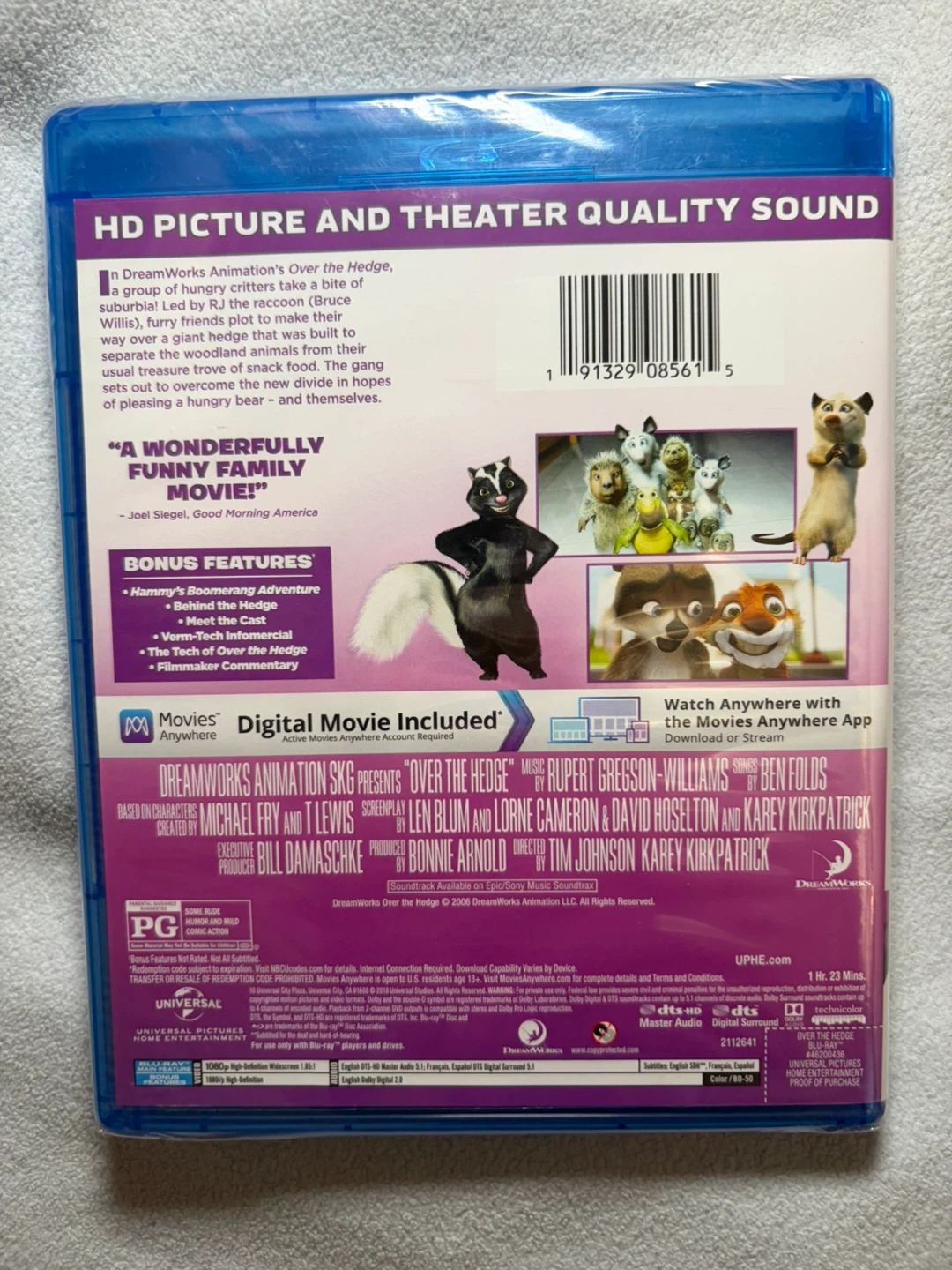 Sealed Over the Hedge (Blu-ray + Digital) - photo 2