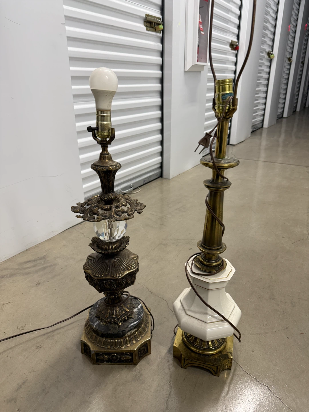 Vintage ornate table lamps (set of 2) - photo 2