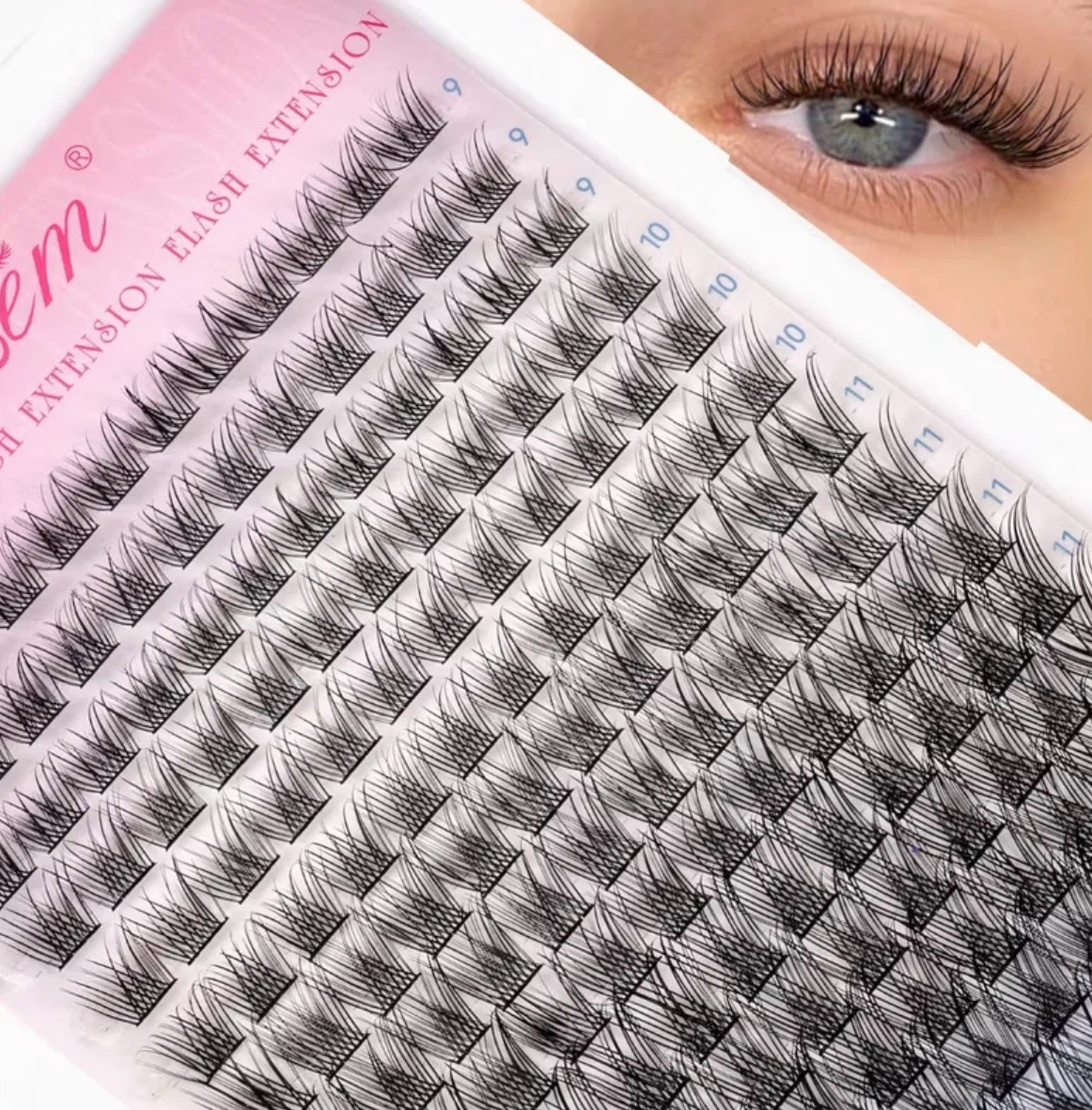 DIY Cluster Eyelash Extensions Kit – 168 Clusters - photo 4