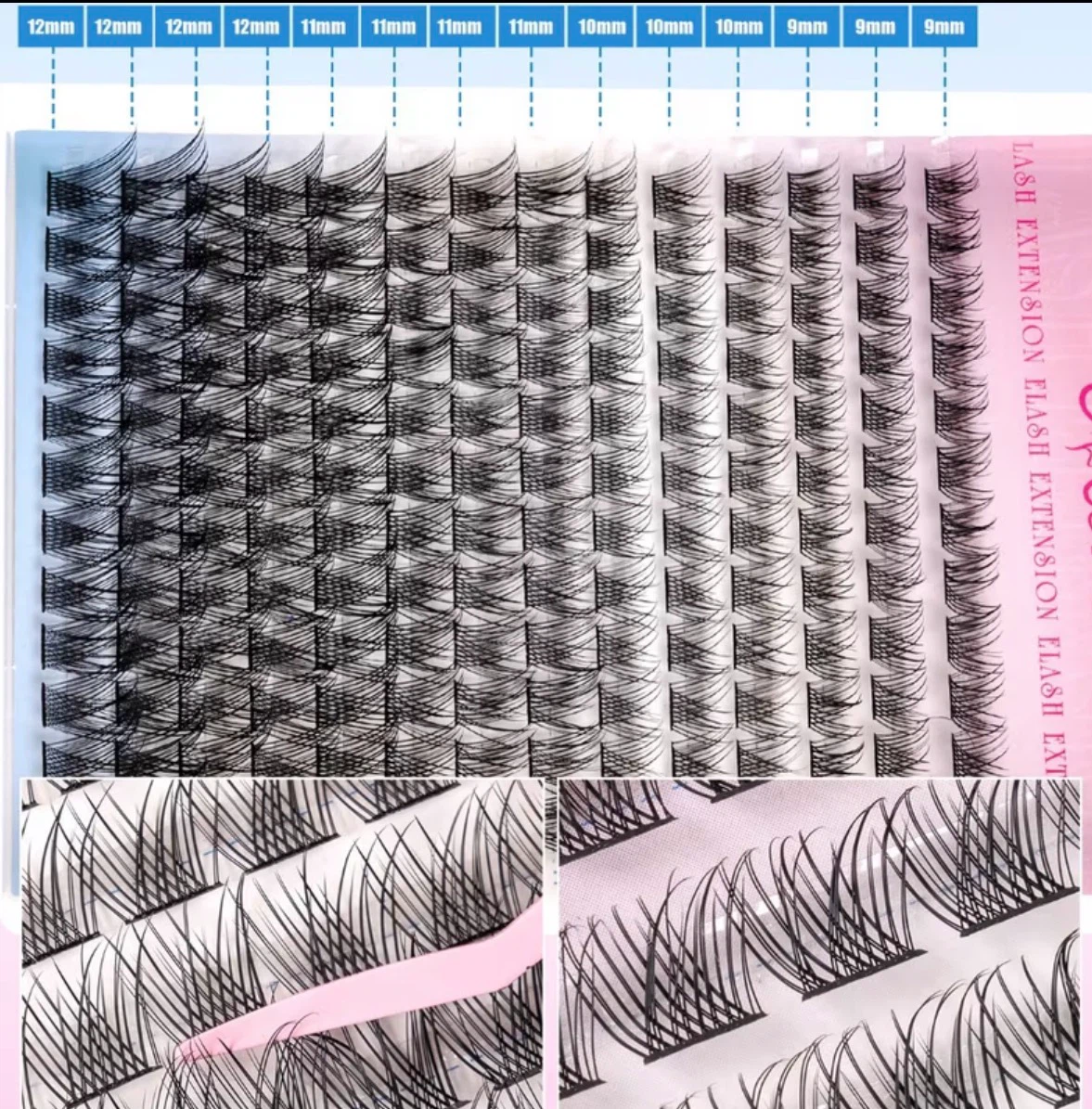 DIY Cluster Eyelash Extensions Kit – 168 Clusters - photo 5