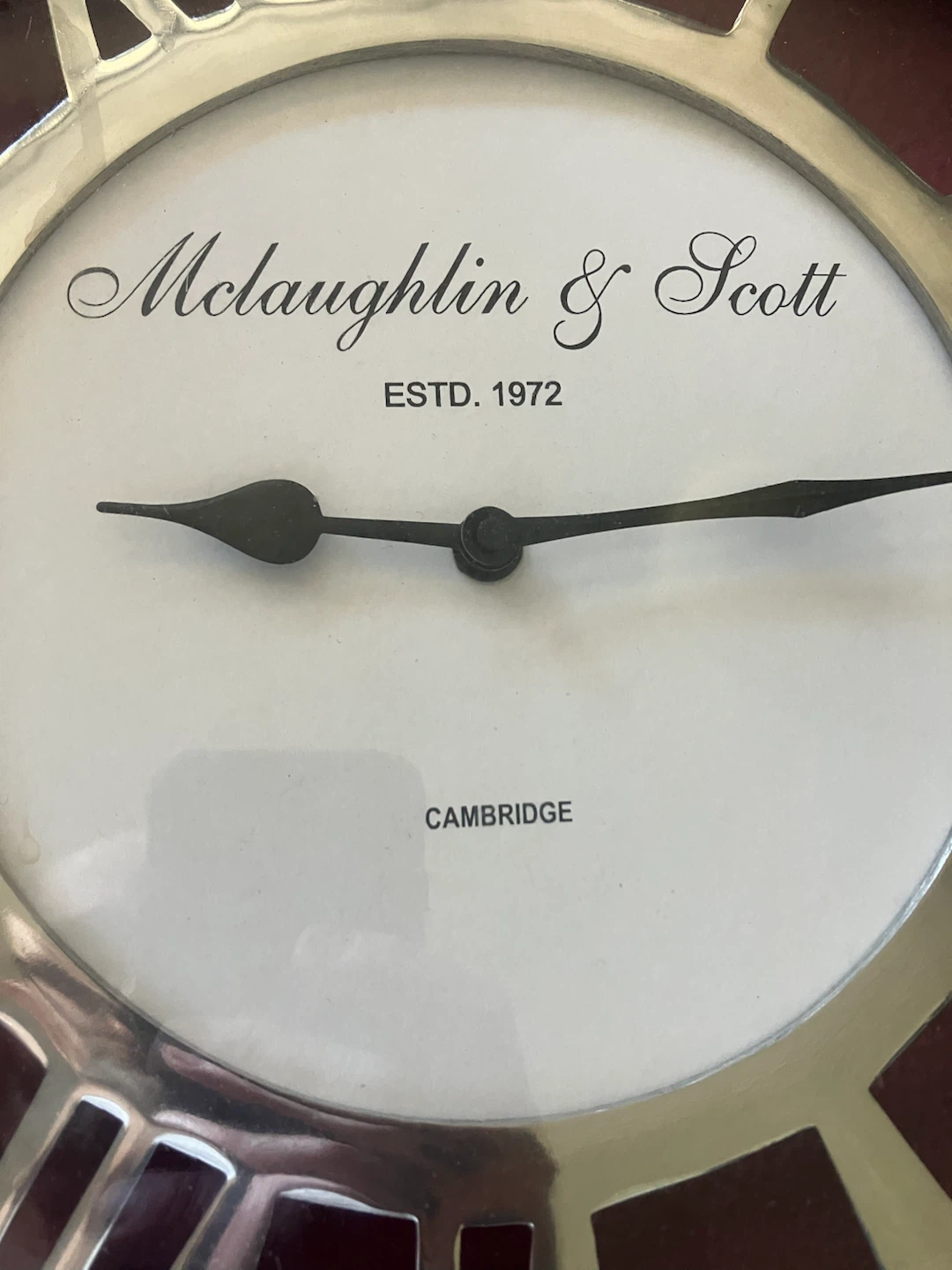 McLaughlin & Scott Cambridge Wall Clock - photo 5