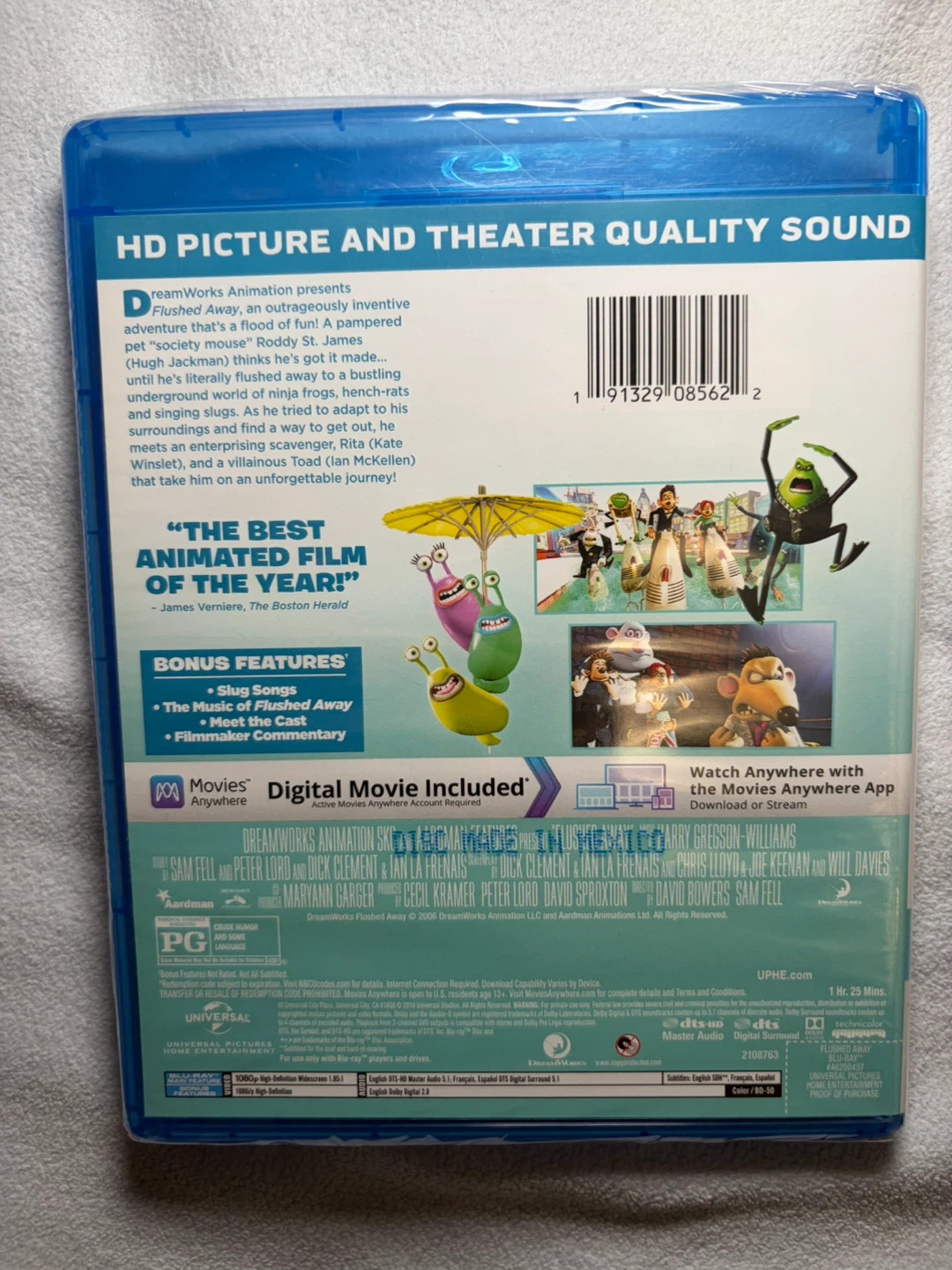 Sealed Flushed Away Blu-ray - photo 2