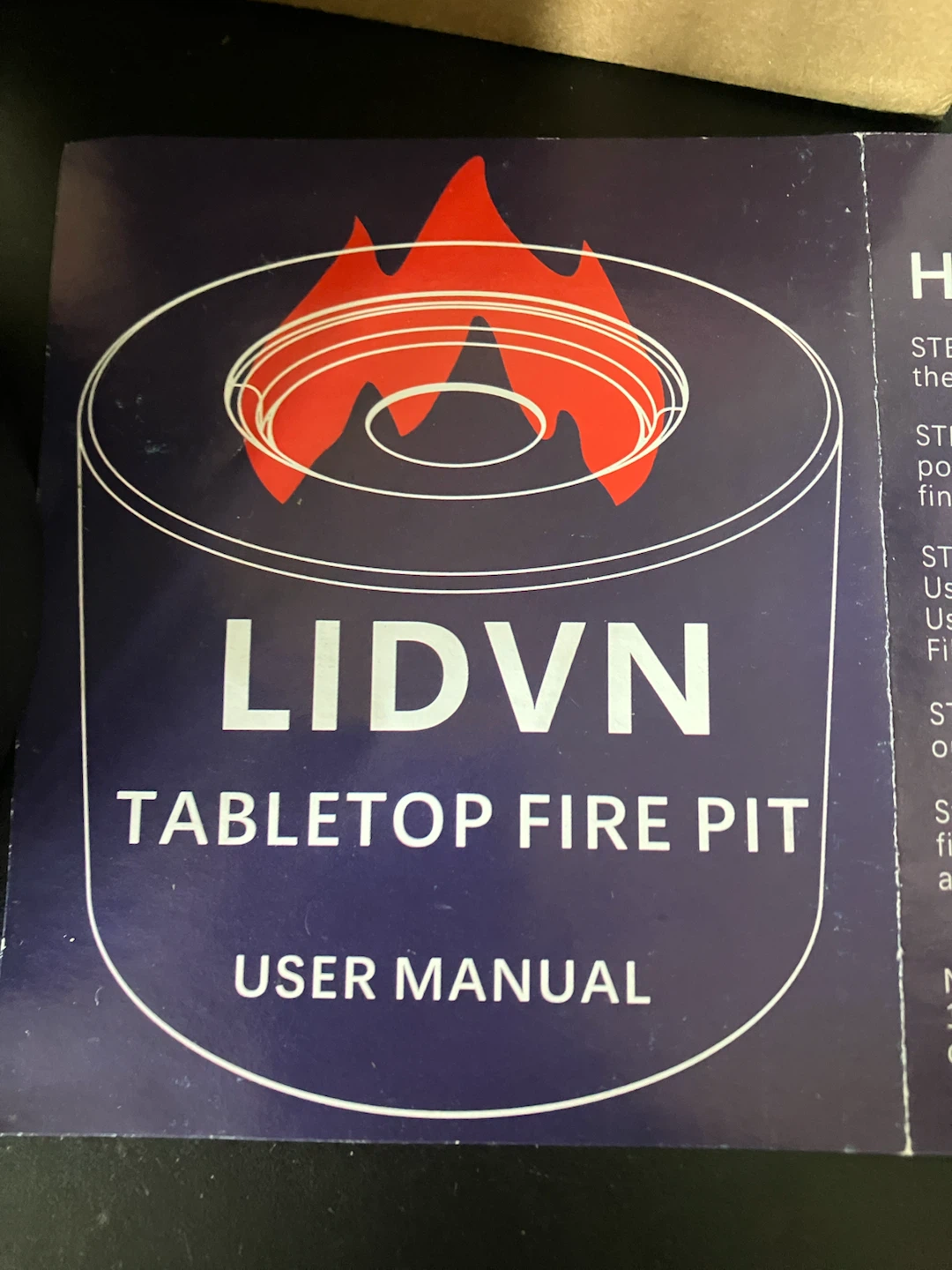 LIDVN Tabletop Fire Pit - photo 3