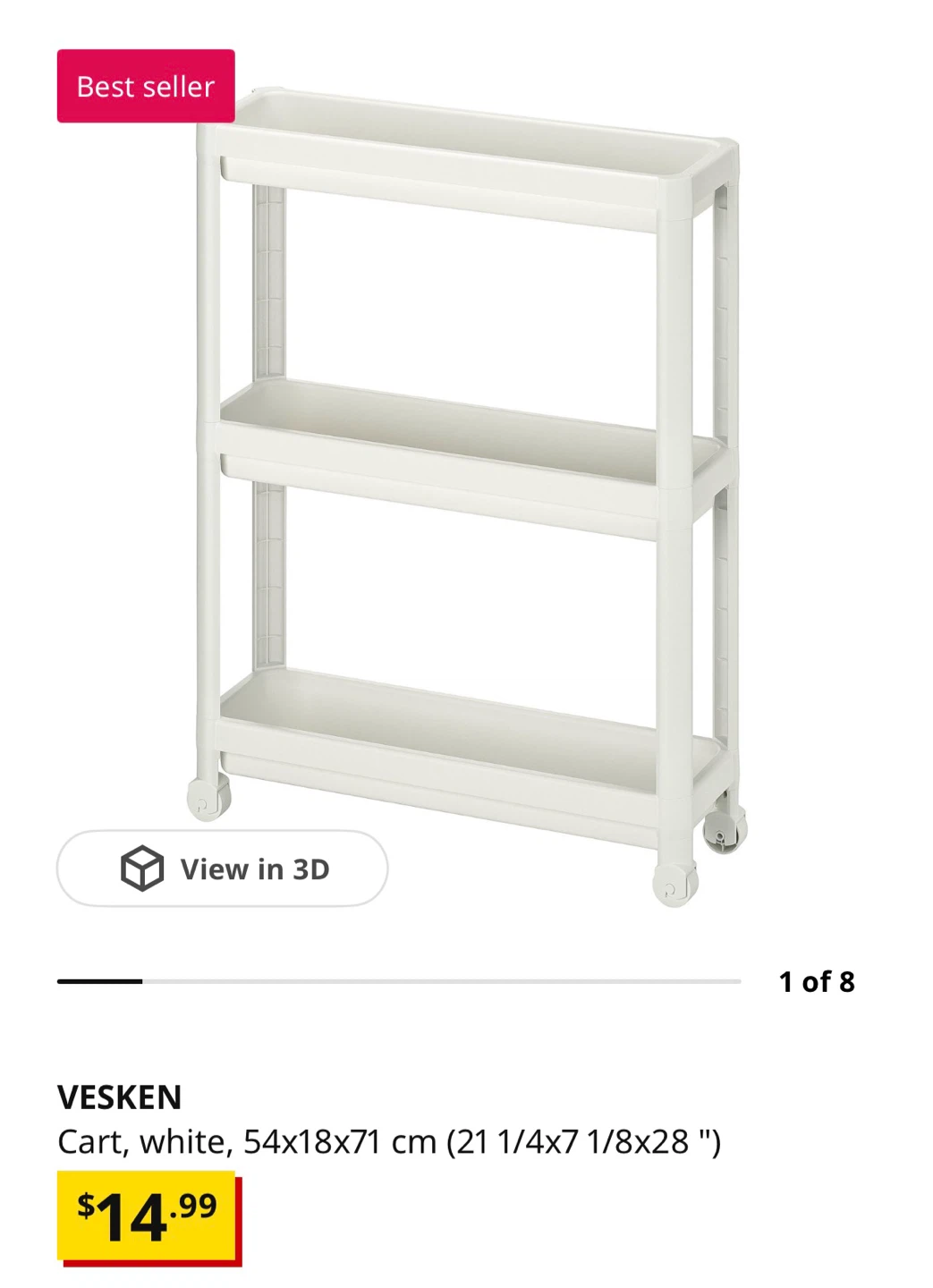 IKEA VESKEN Cart - photo 3