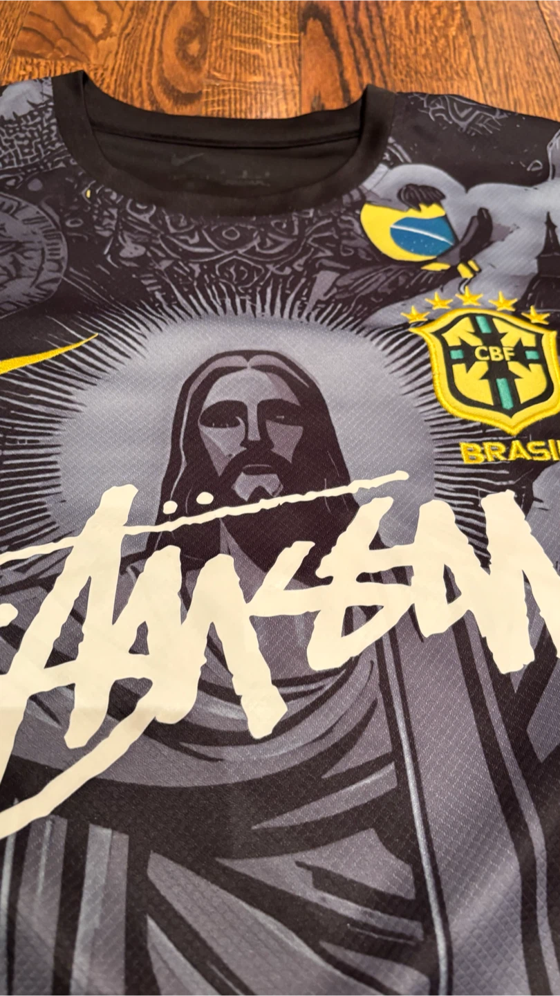 Stussy Brazil Jesus T-Shirt - photo 3