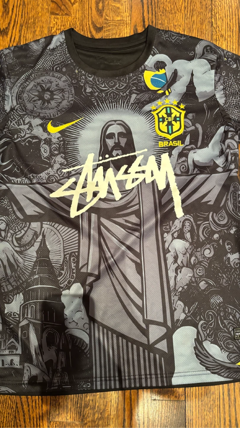 Stussy Brazil Jesus T-Shirt - photo 2