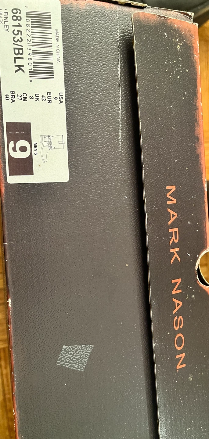 Mark Nason Black Leather Boots - Size 9