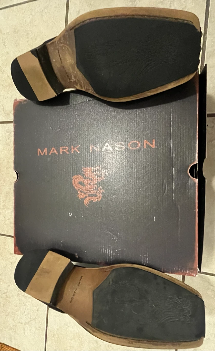 Mark Nason Black Leather Boots - Size 9 - photo 5