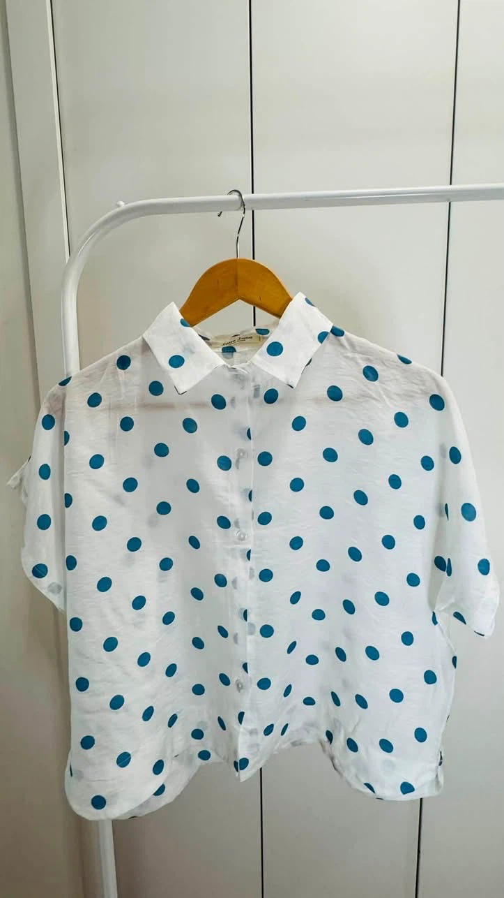 Polka Dot Short Sleeve Shirt - photo 3