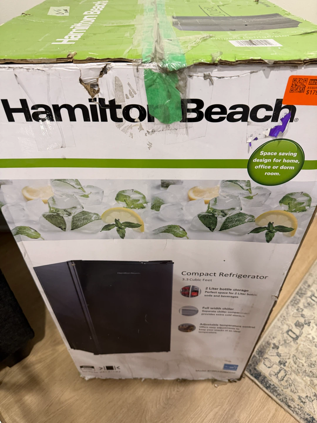 Hamilton Beach Compact Refrigerator - Silver