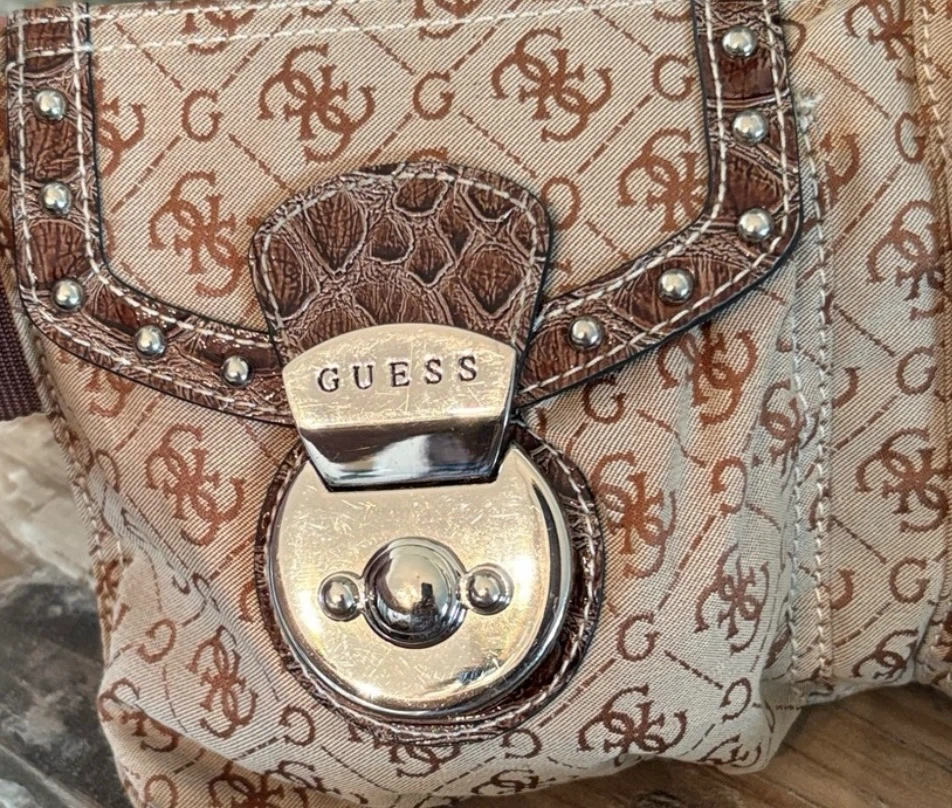 Guess Canvas Monogram Belt Bag - photo 3