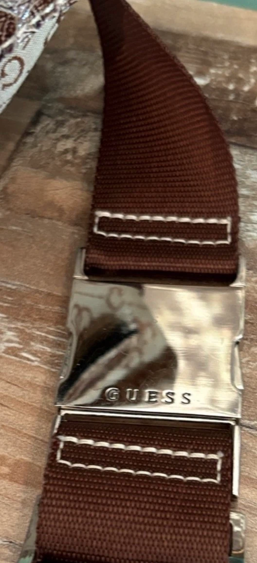 Guess Canvas Monogram Belt Bag - photo 4
