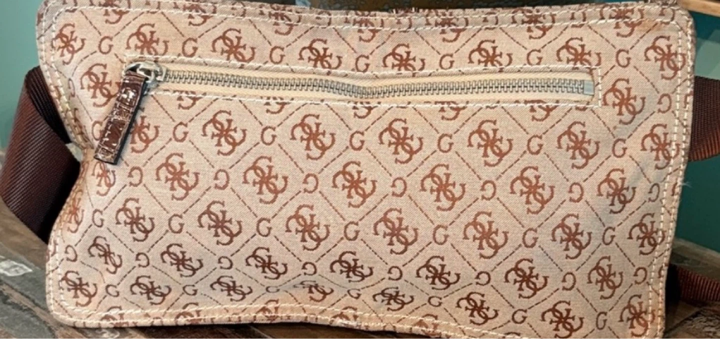 Guess Canvas Monogram Belt Bag - photo 5