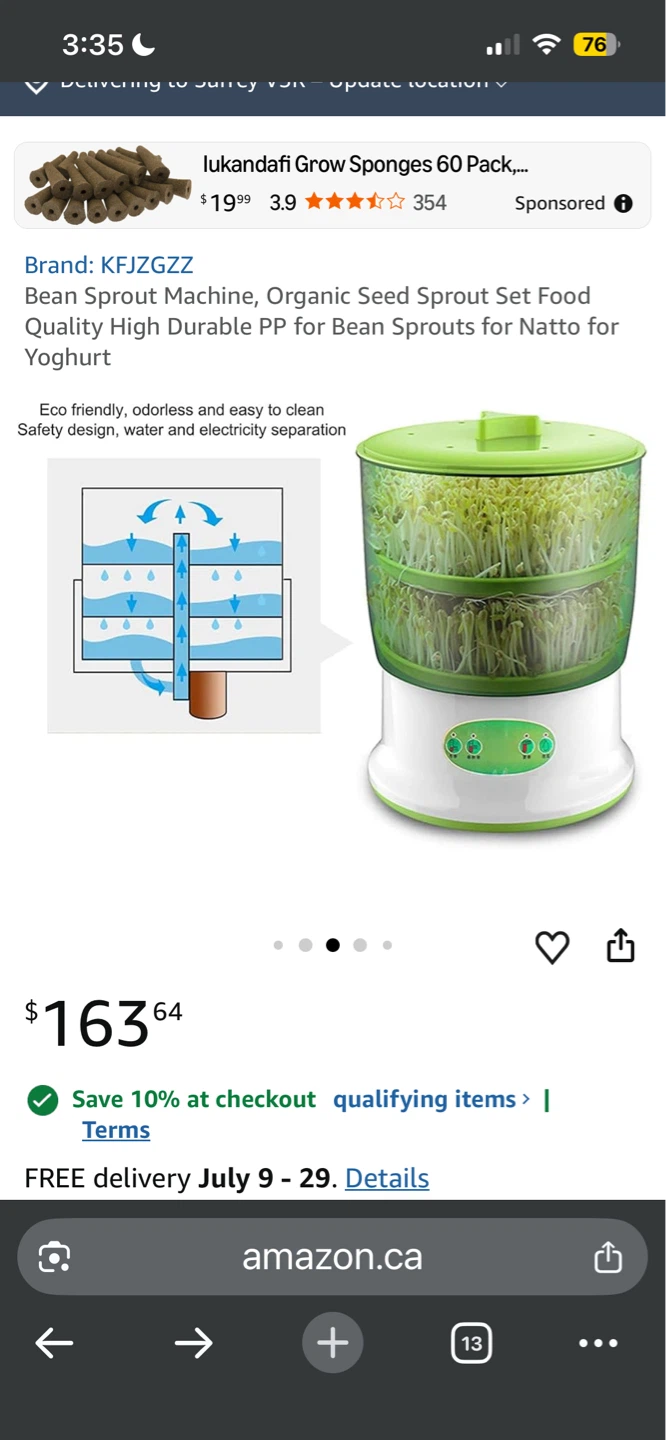 KFJZGZJJ Bean Sprout Machine - photo 4