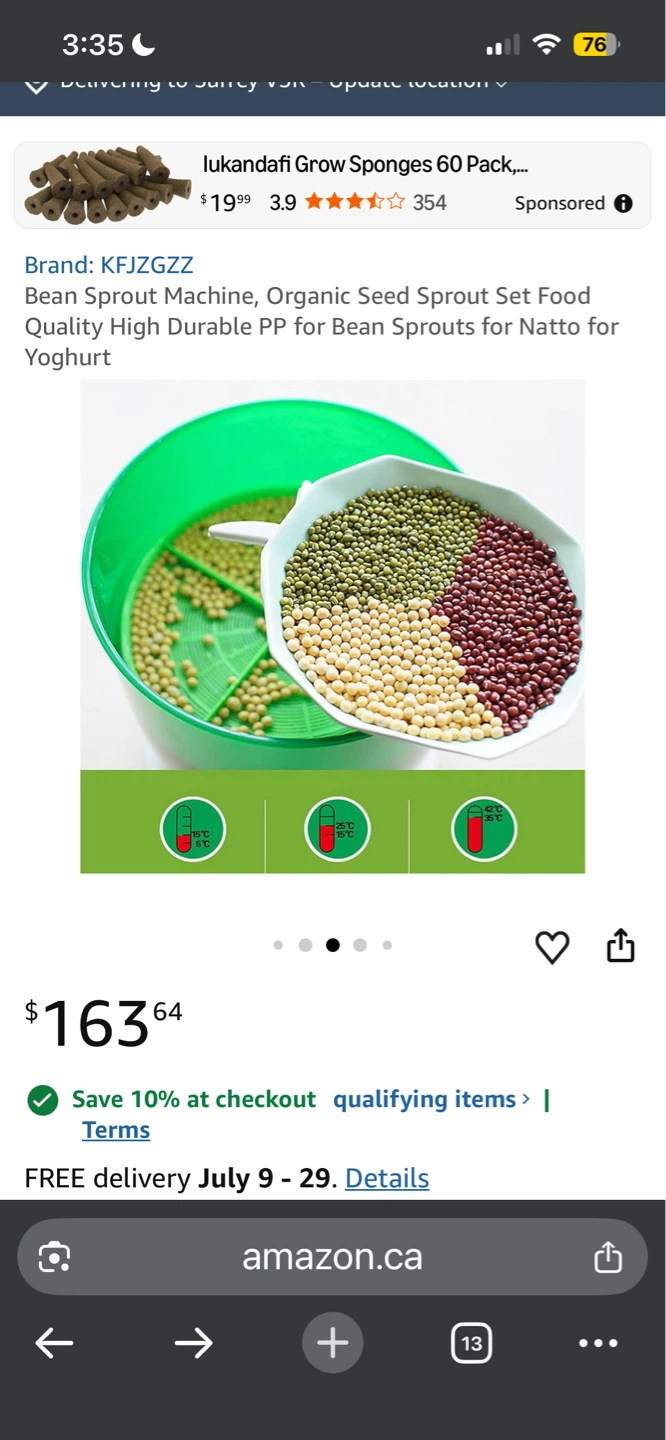 KFJZGZJJ Bean Sprout Machine - photo 3