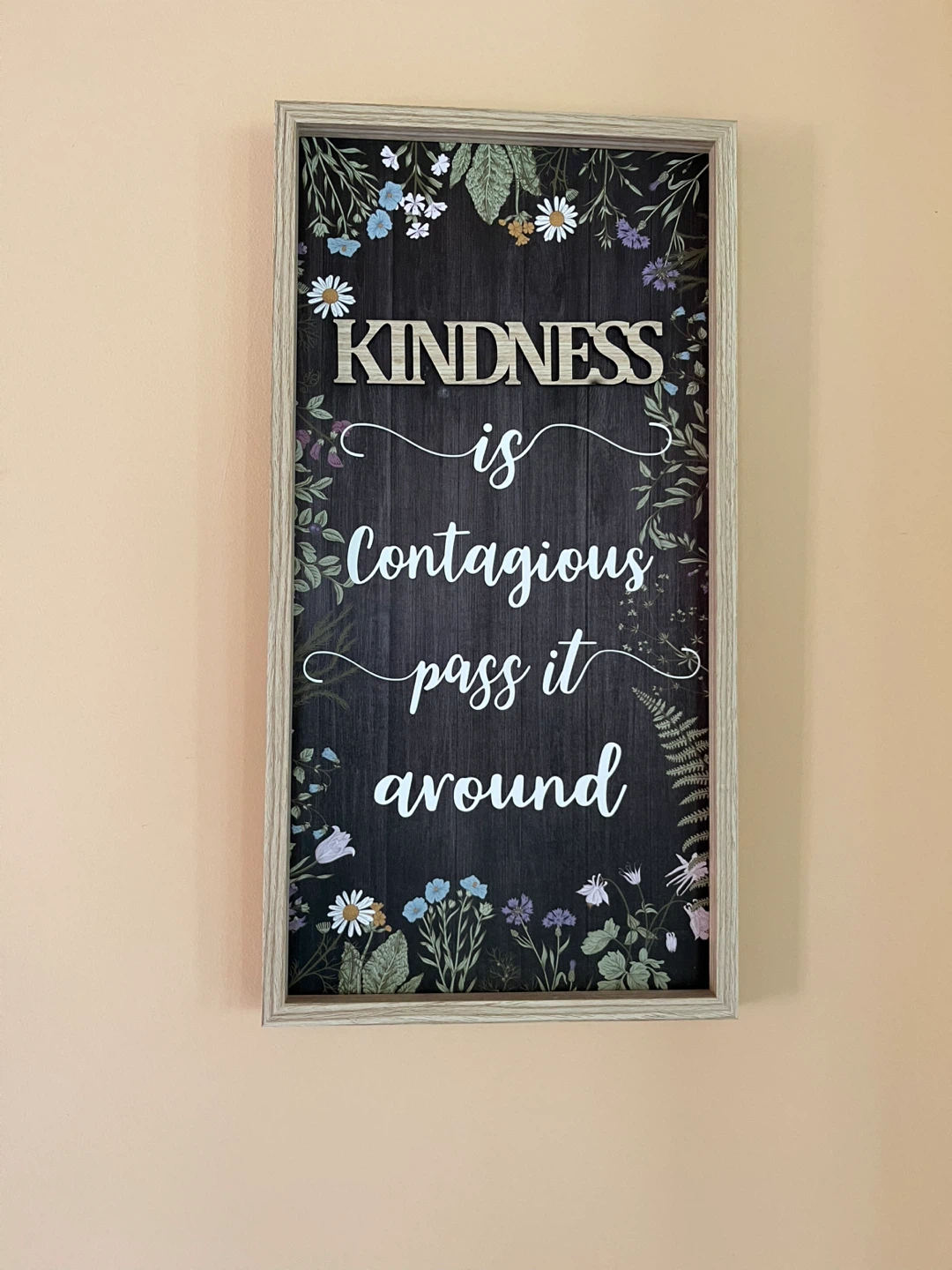 Kindness is Contagious Wall Art
