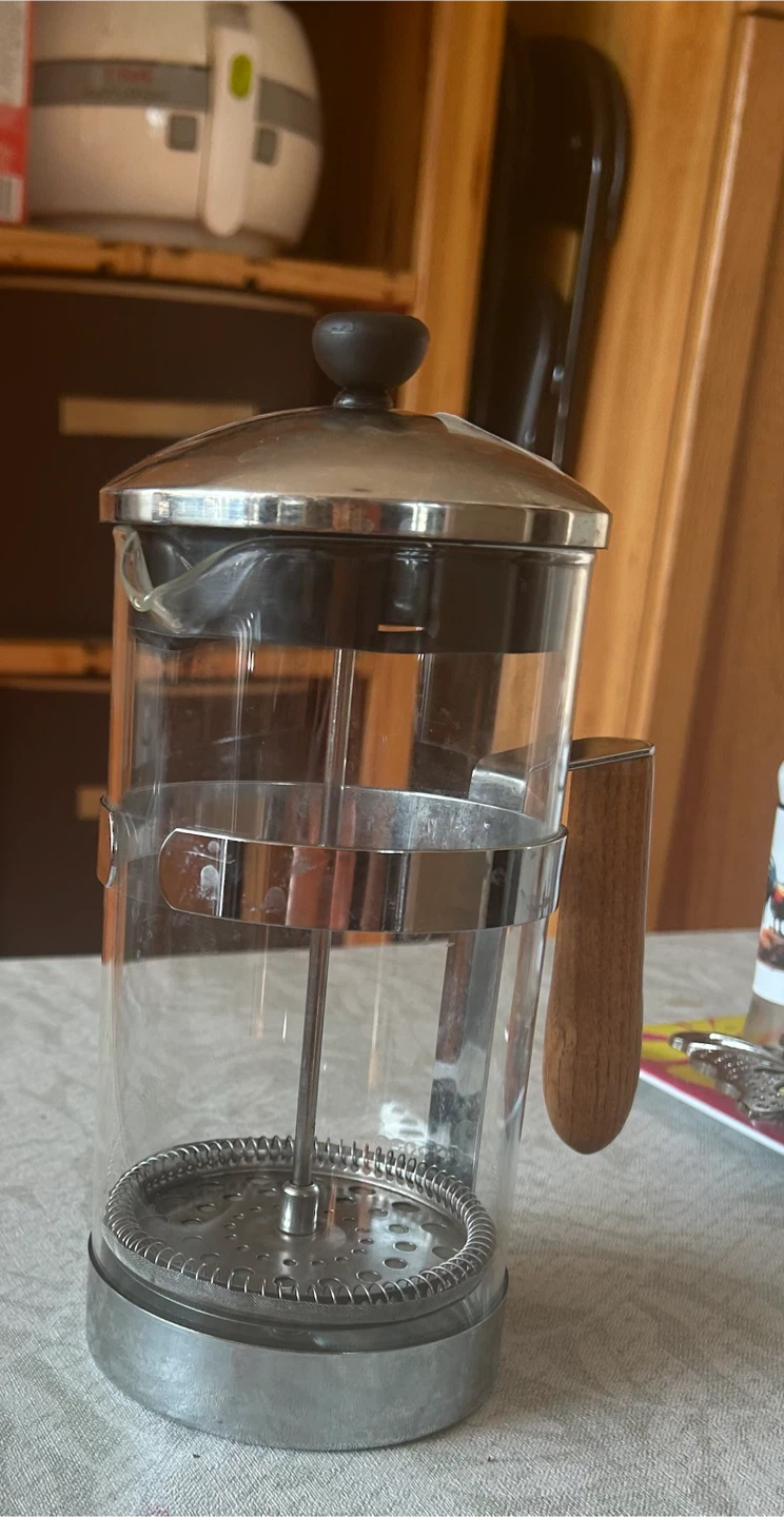 Glass and Metal French Press
