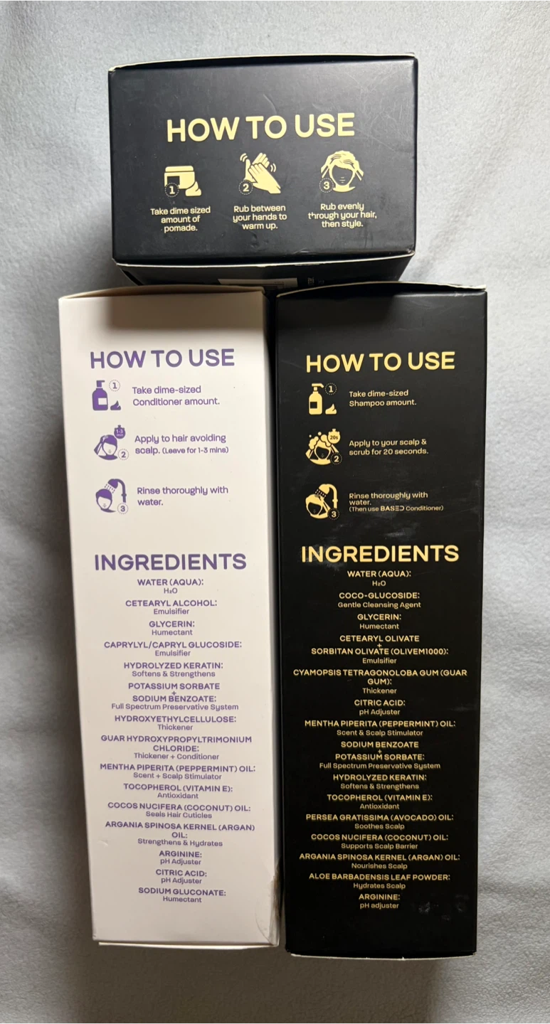 New BASED Shampoo Conditioner And Pomade Bundle - photo 2