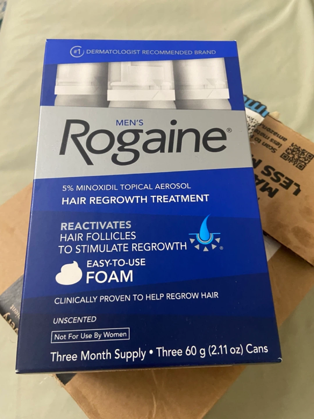 Men's Rogaine Hair Regrowth Treatment Foam