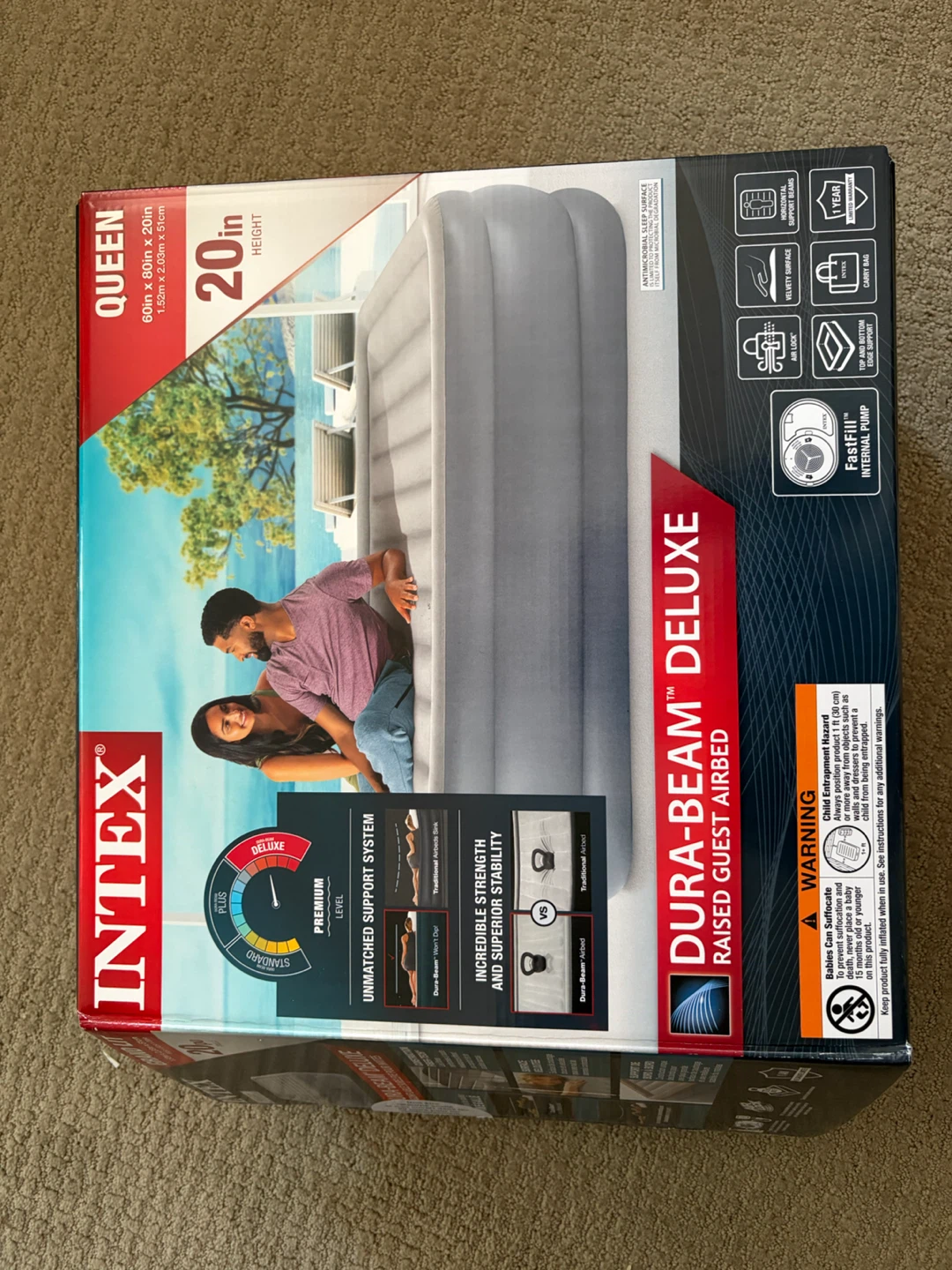 Intex Dura-Beam Queen Air Mattress