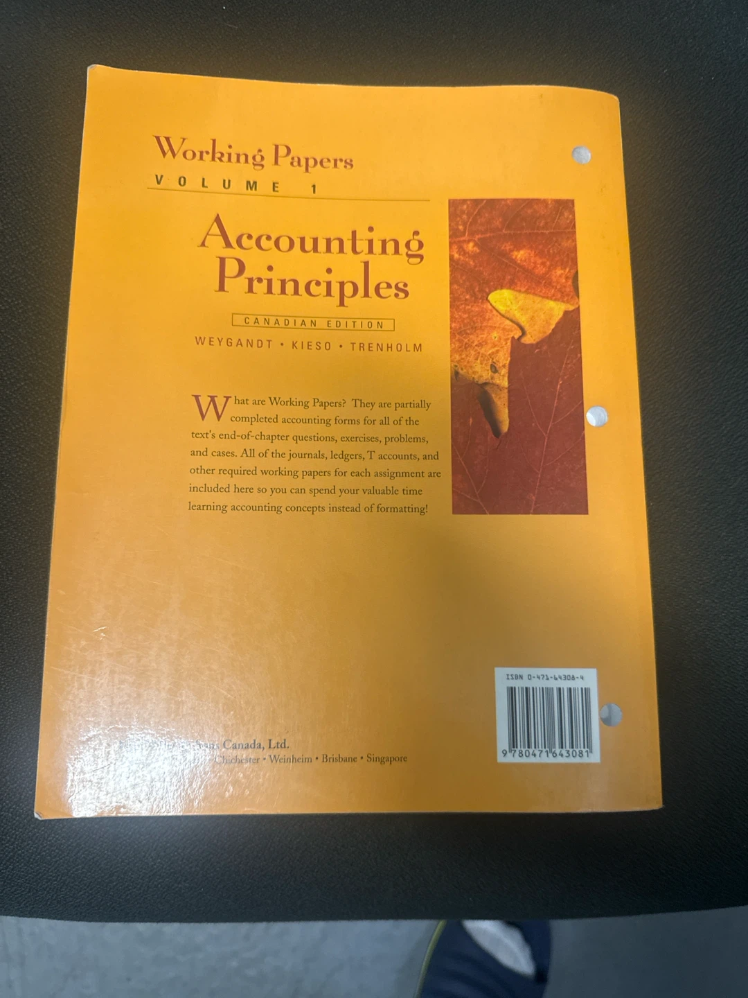 Accompany Accounting Principles Canadian Edition Volume 1 - photo 2
