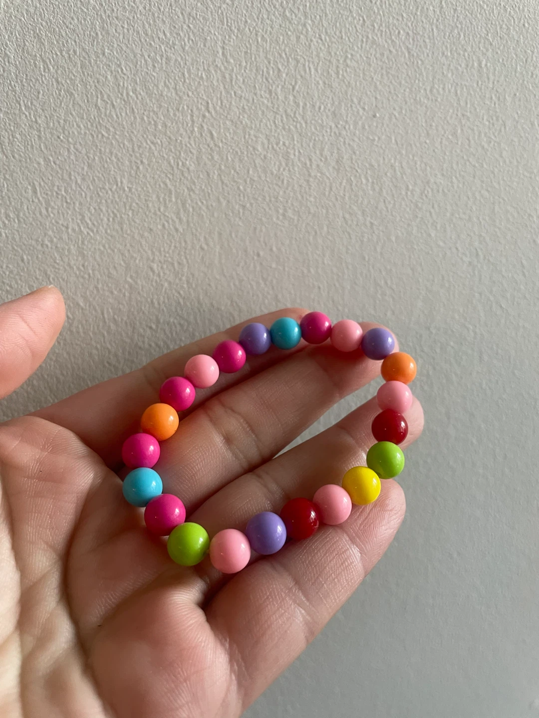 Multicolor beaded bracelet
