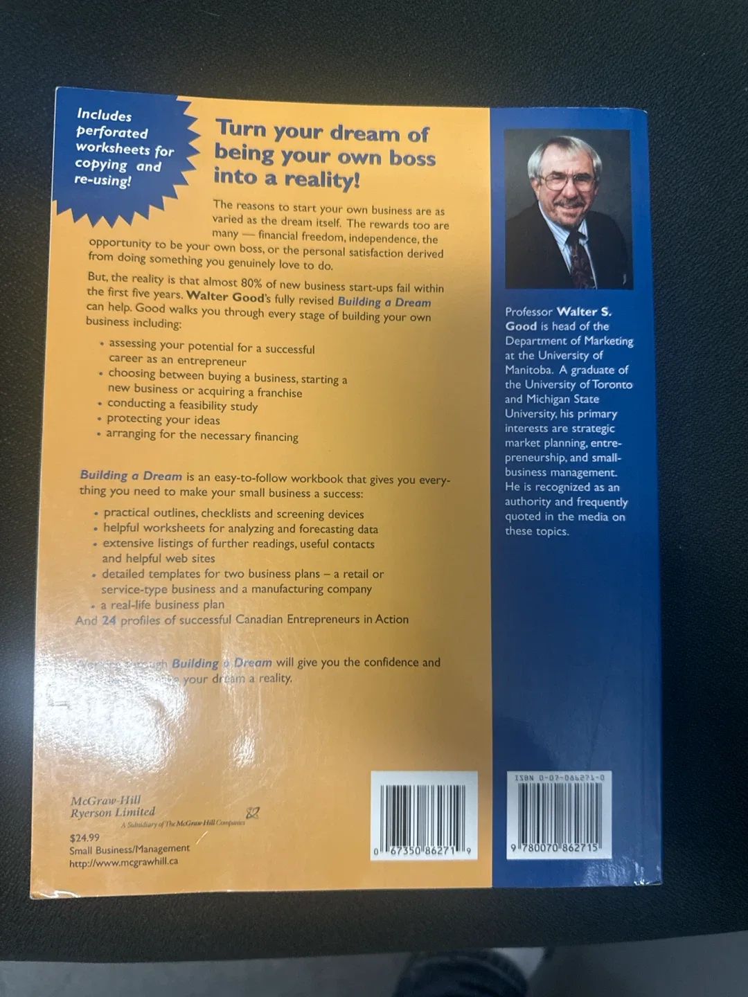 Building a Dream: A Canadian  Your Own Business Book - photo 2