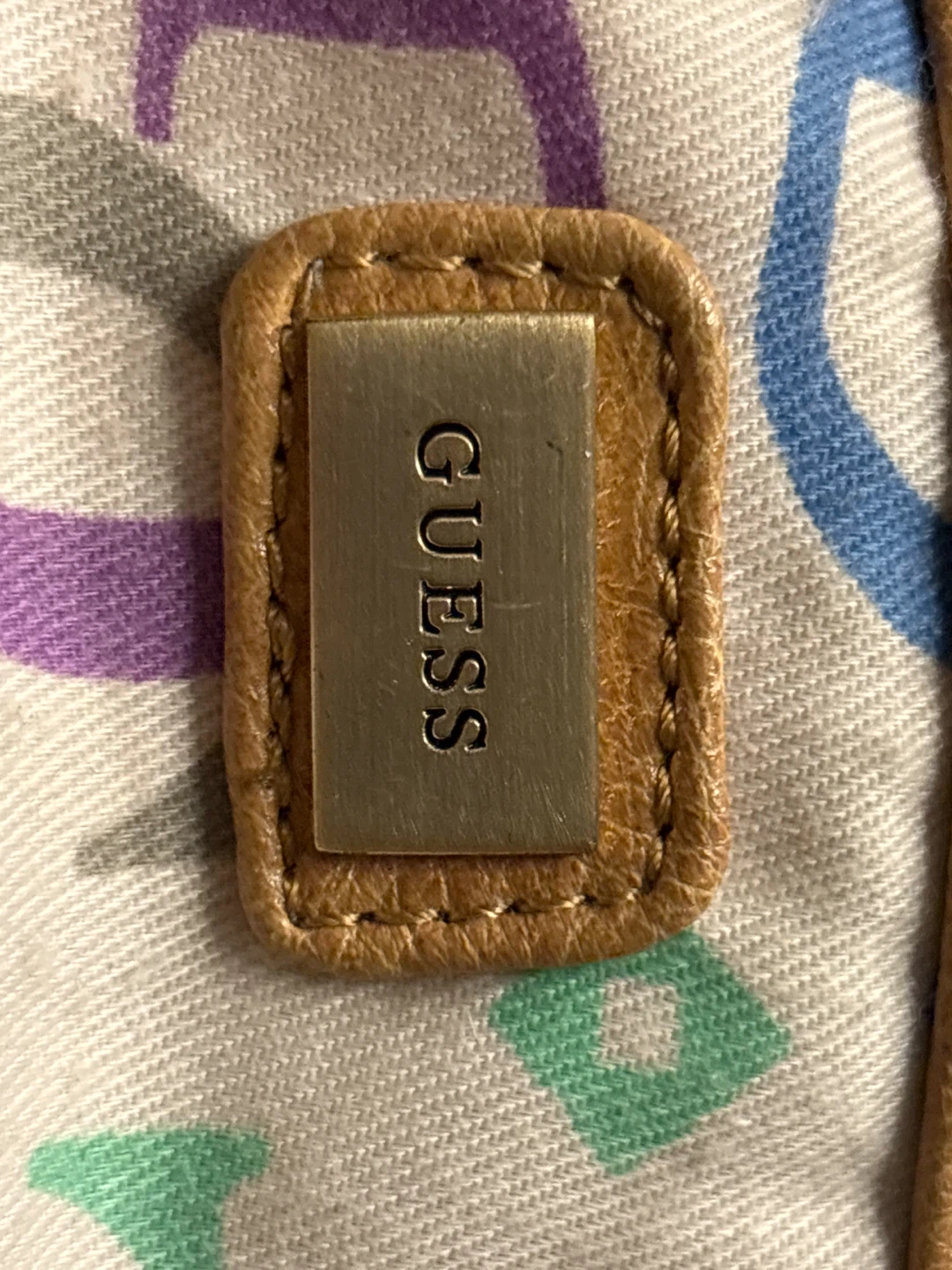 Guess Chevron Satchel Handbag - photo 4