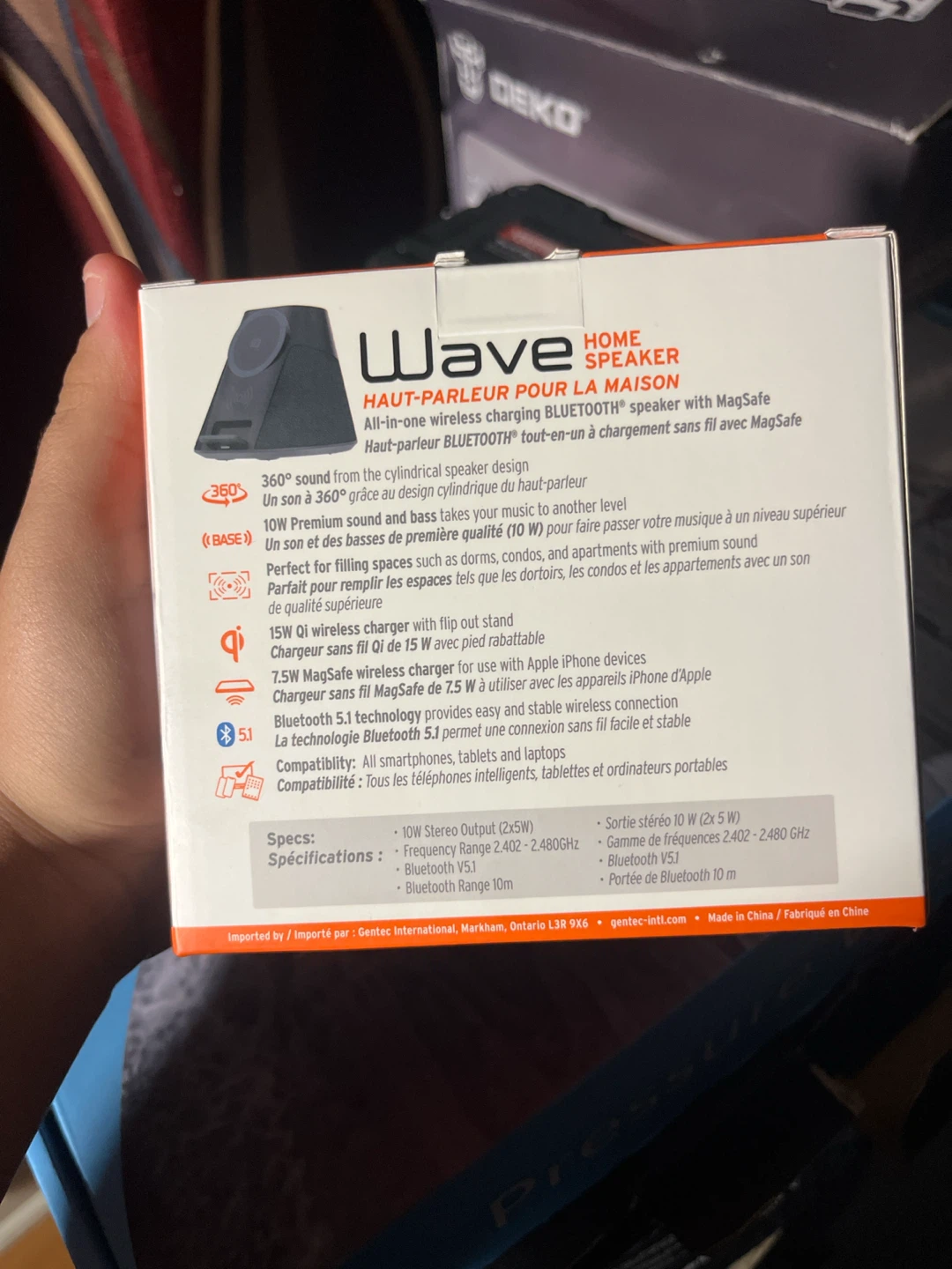 iQ Wave Home Speaker with MagSafe Wireless Charging - photo 2
