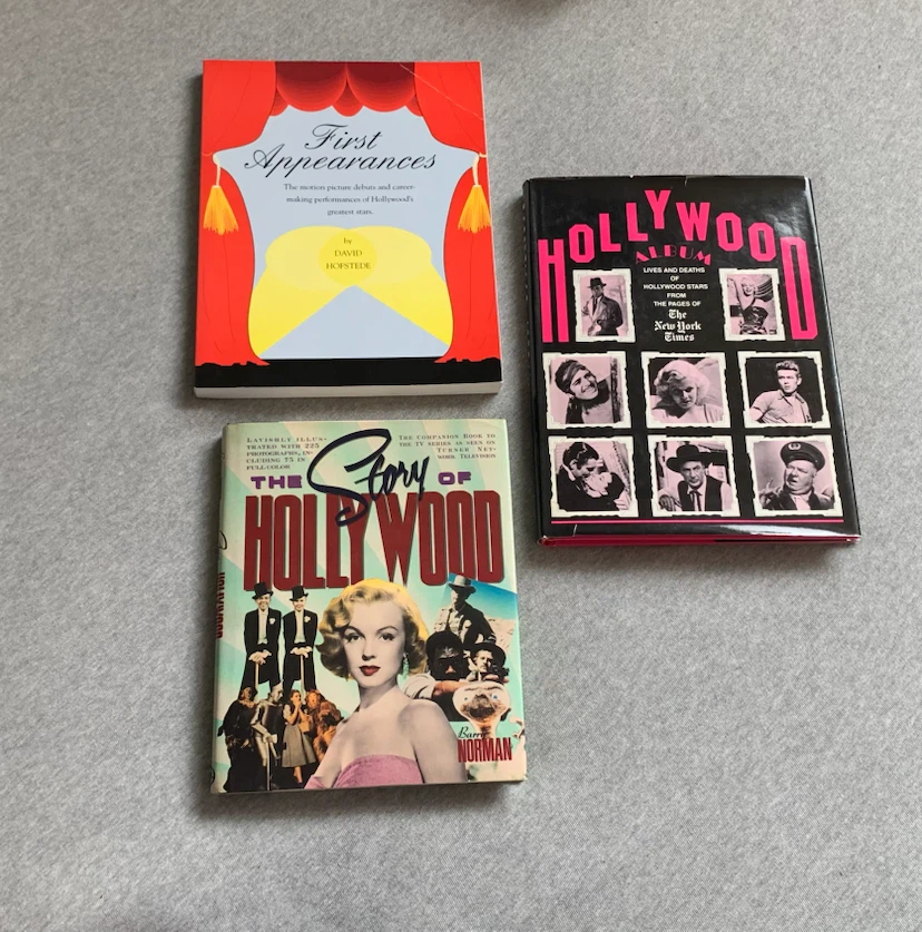 “Hollywood” themed Books ~ Bundle of 3