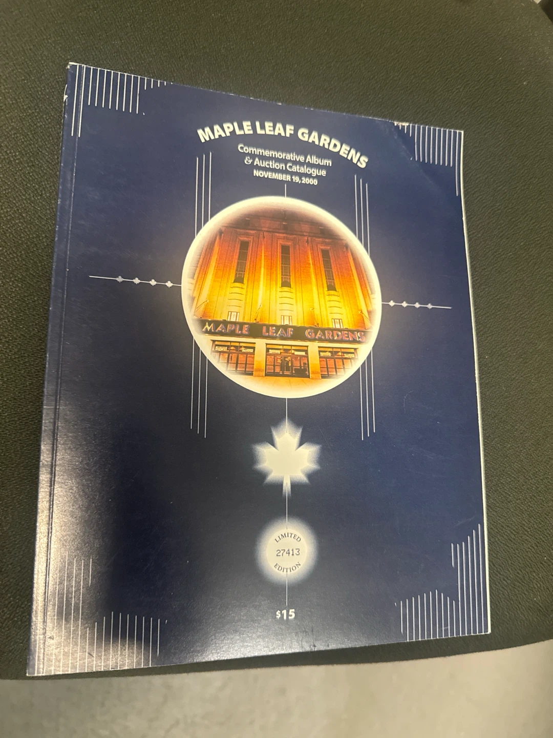 Maple Leaf Gardens Commemorative Album & Auction Catalogue