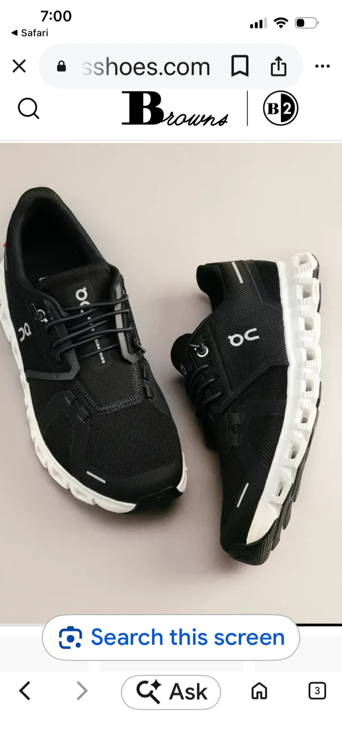 ON Cloud 6 Women's Running Shoes - Black/White