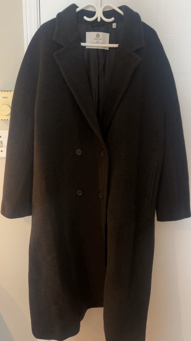 Aritzia Babaton The Slouch Coat Black