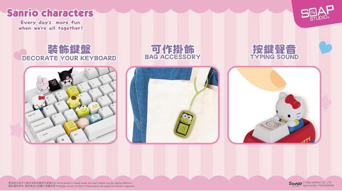 Soap Studio • Sanrio Kuromi Keycap Clicker - photo 4