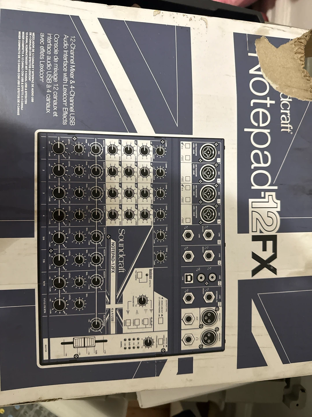 Soundcraft Notepad-12FX 12-Channel Mixer - photo 2