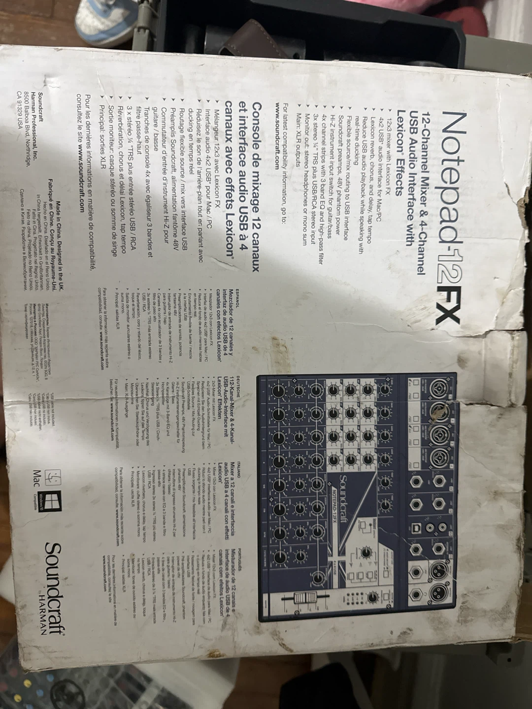 Soundcraft Notepad-12FX 12-Channel Mixer - photo 3