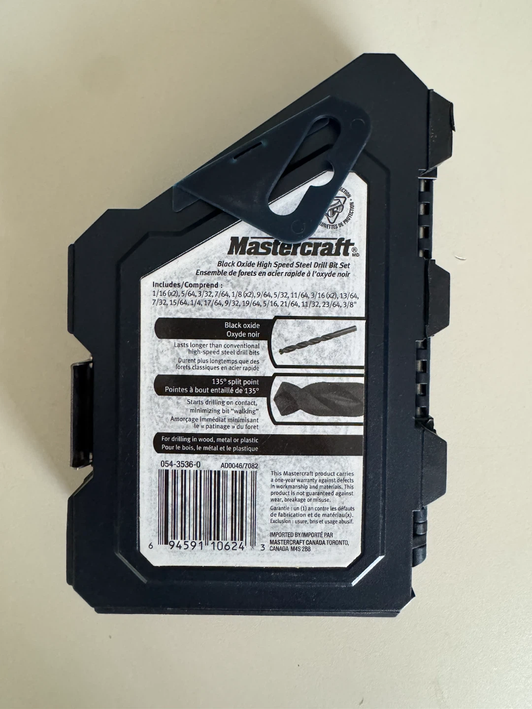 Mastercraft 24-Piece Black Oxide High Speed Steel Drill Bit Set - photo 3