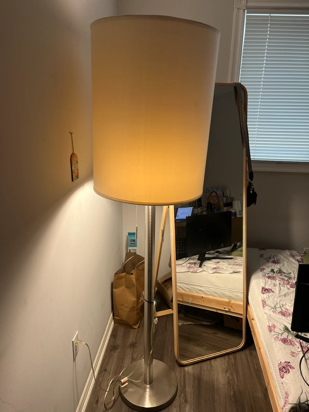 Floor Lamp with Two Lights
