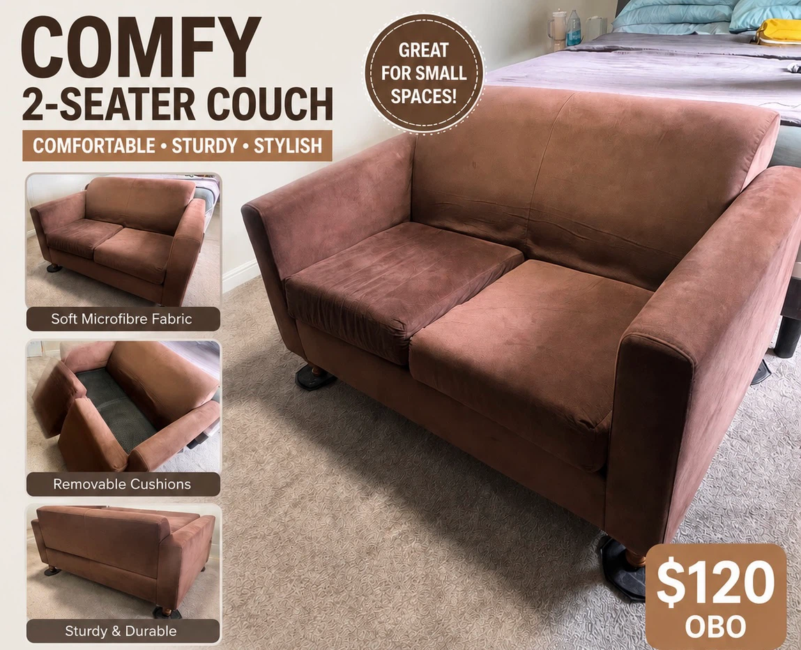 Comfy 2-Seater Couch