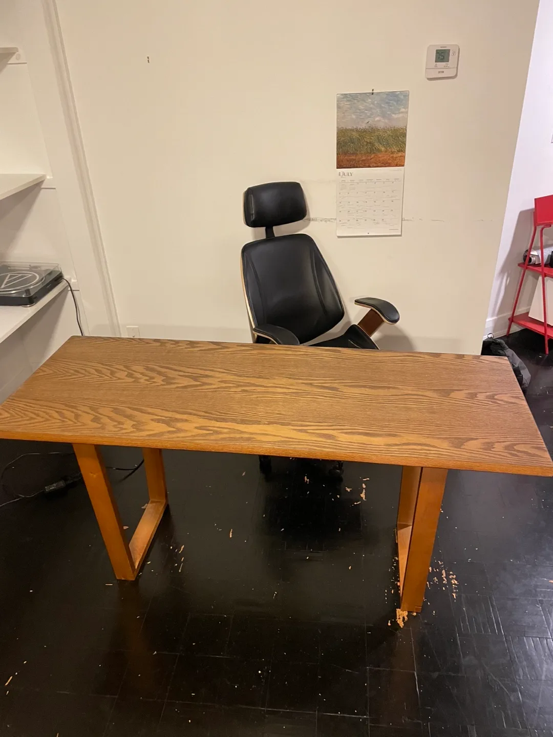 Mid Century Modern Wooden Desk - photo 2