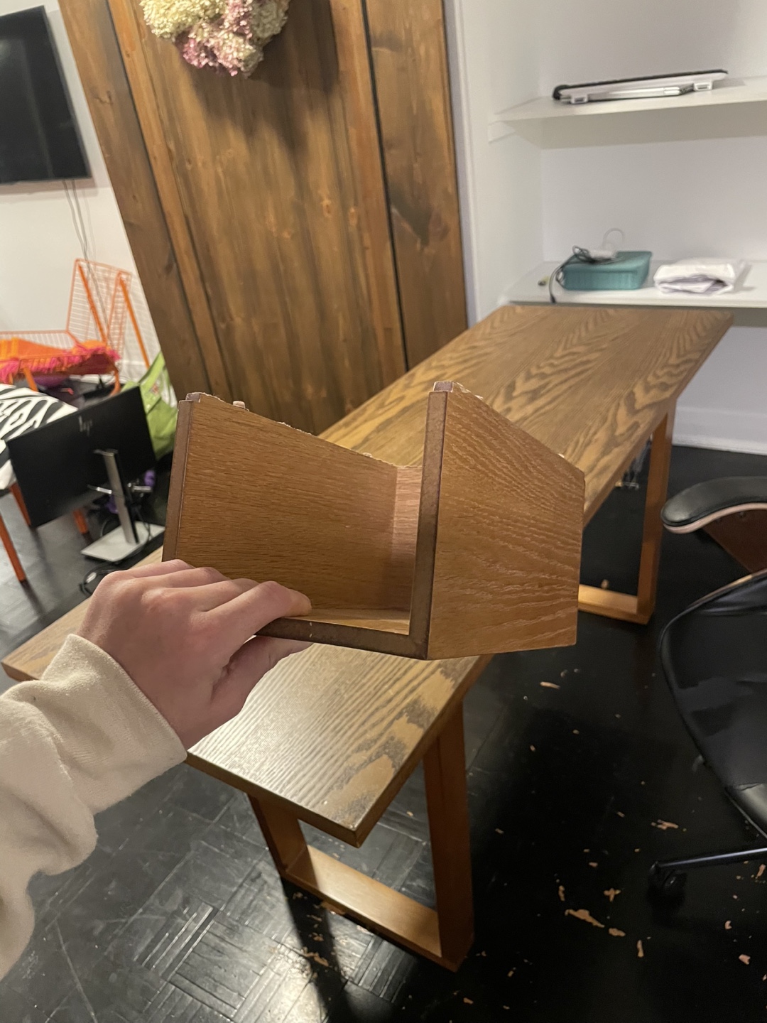 Mid Century Modern Wooden Desk - photo 5