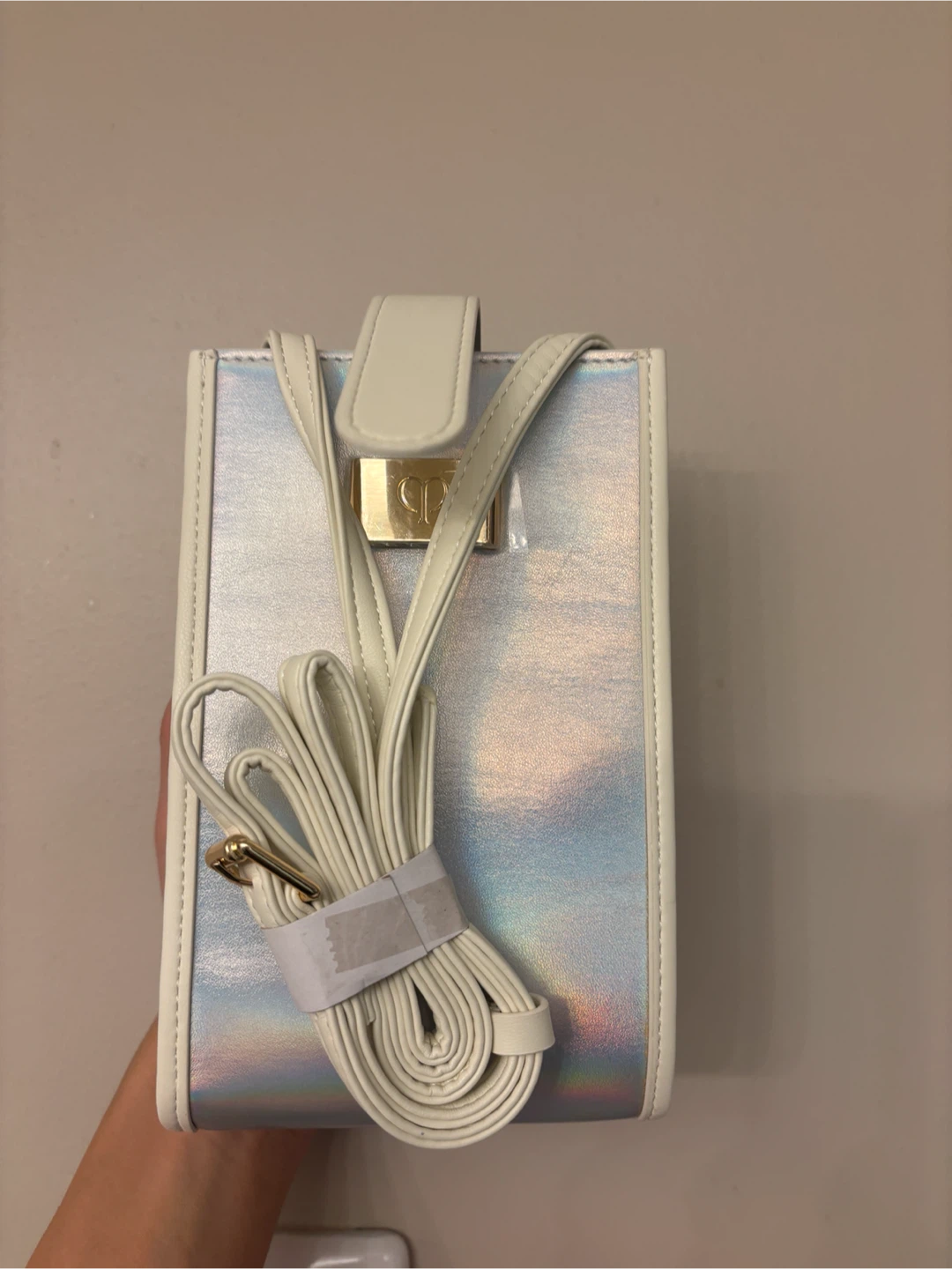CPB Makeup Bag White Crossbody Bag