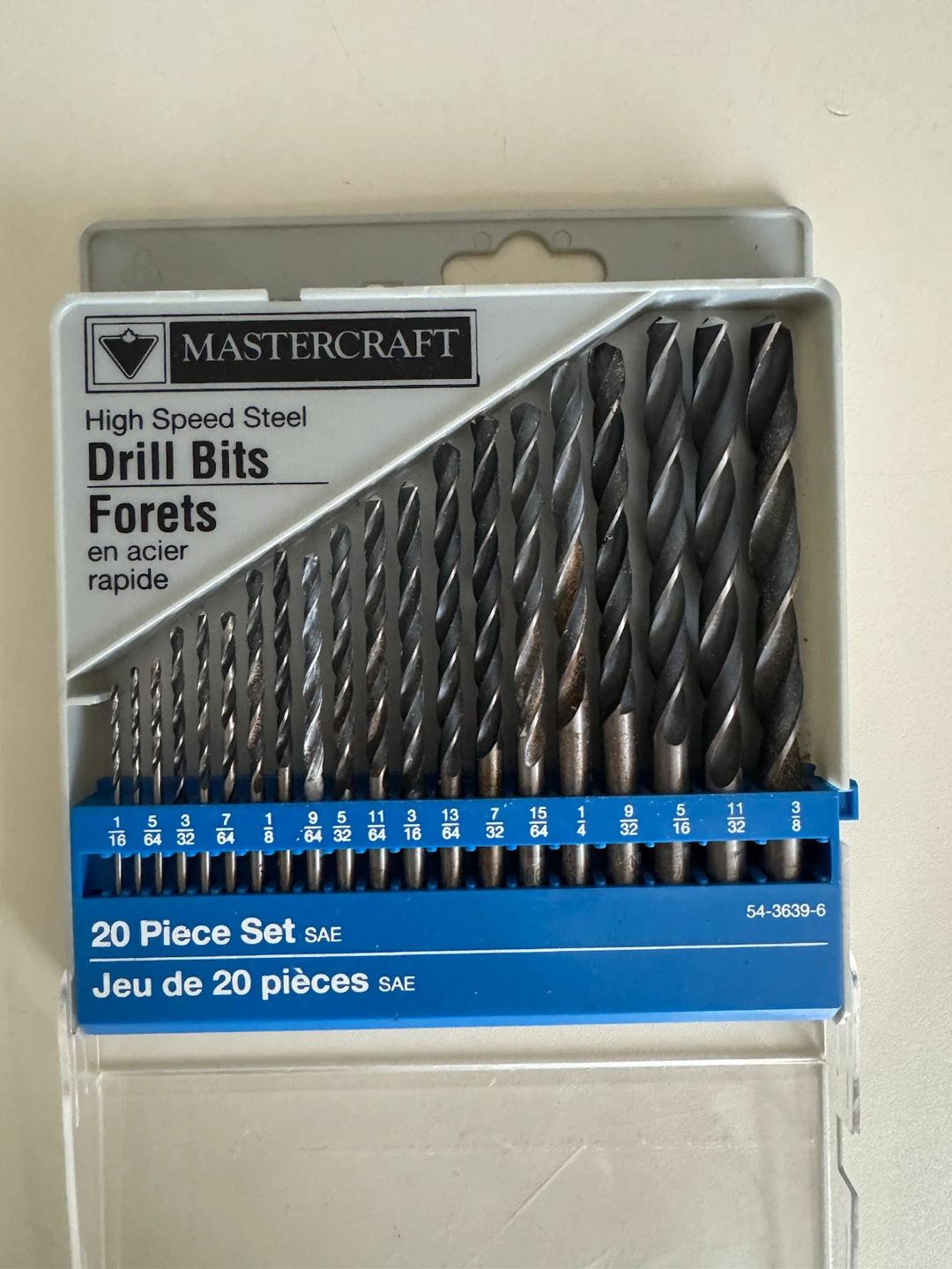 Mastercraft High Speed Steel Drill Bits - 20 Piece Set - photo 2