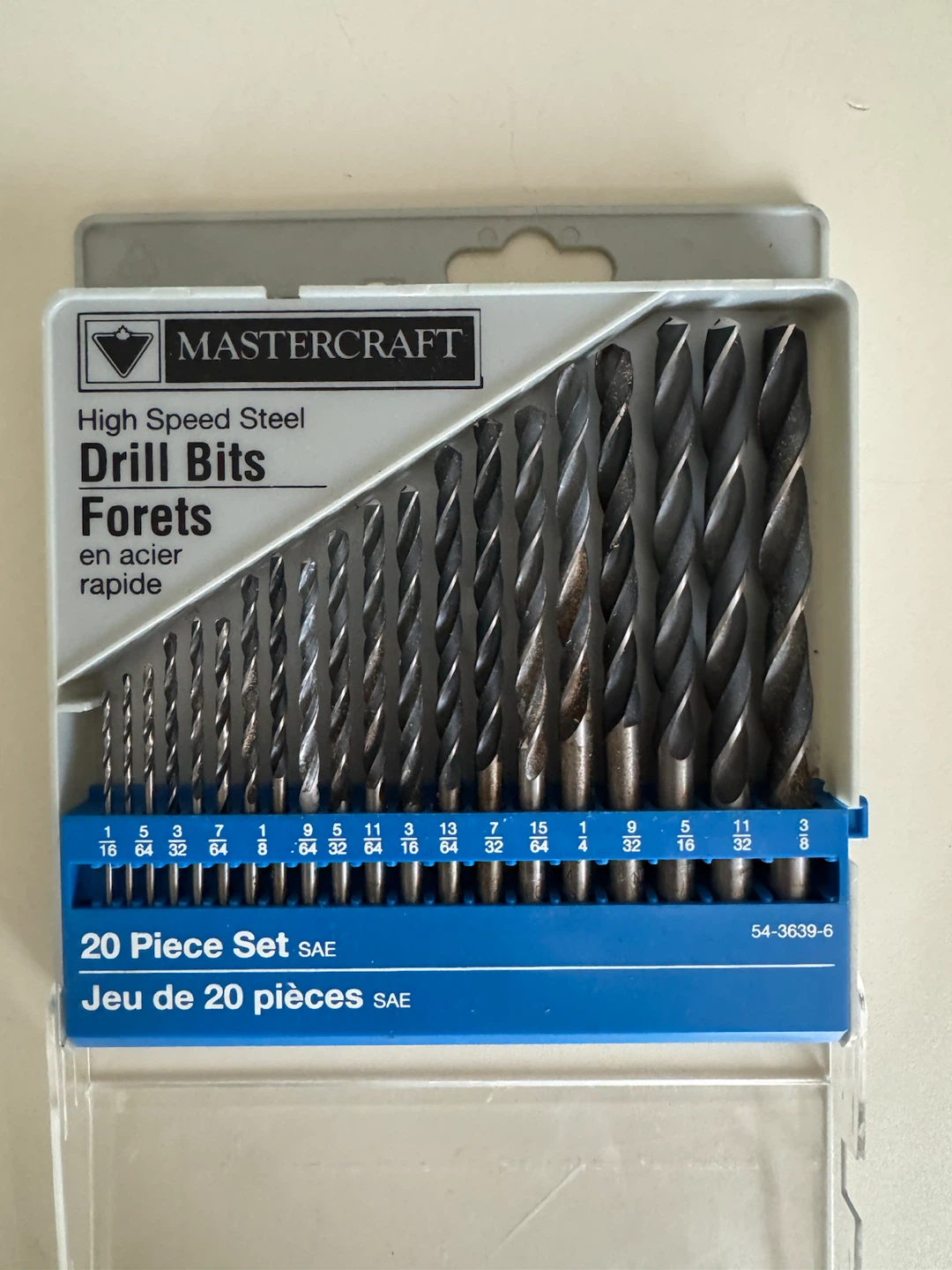 Mastercraft High Speed Steel Drill Bits - 20 Piece Set - photo 3
