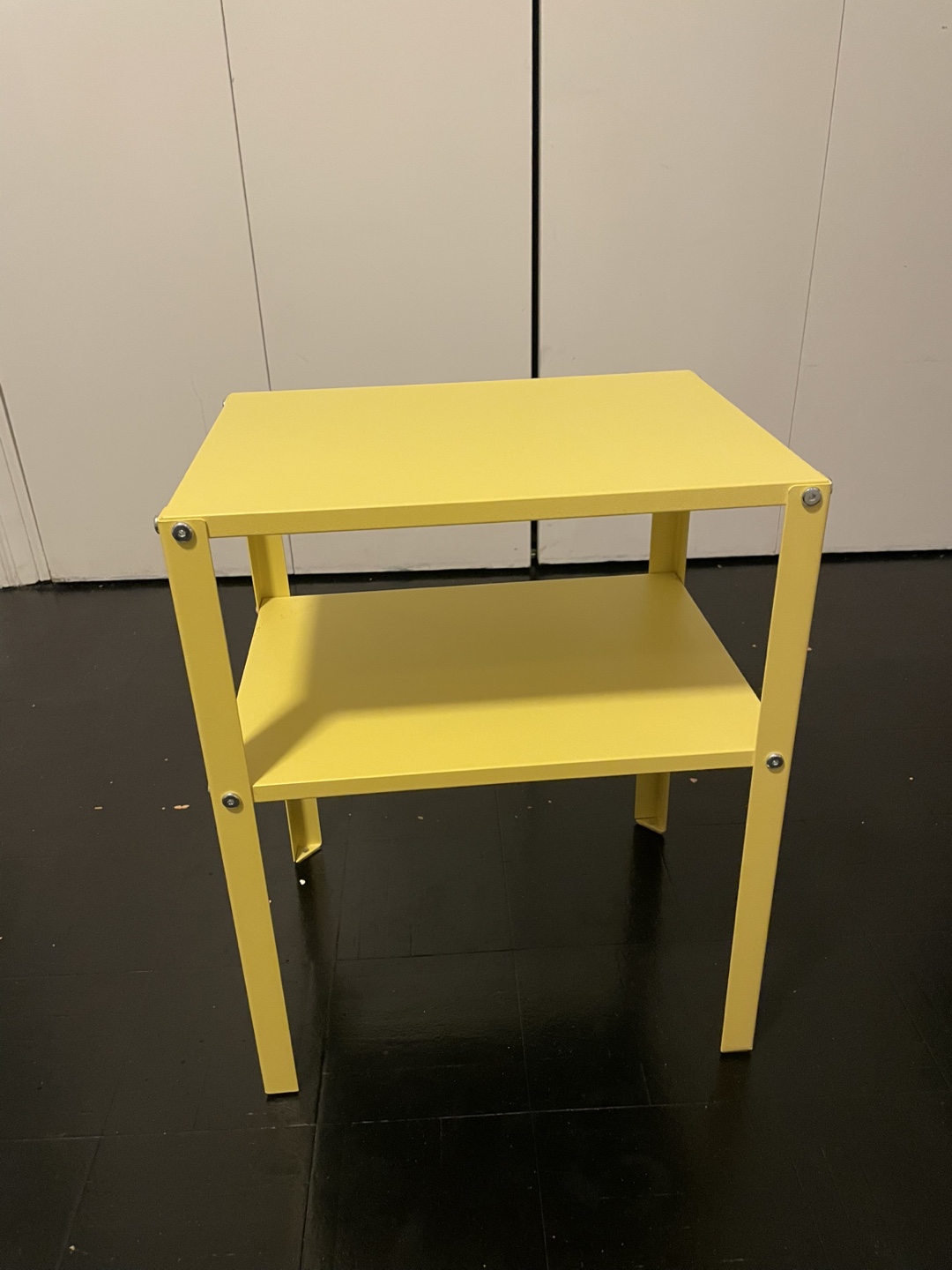 Yellow Two-Tier IKEA Side Table - photo 2
