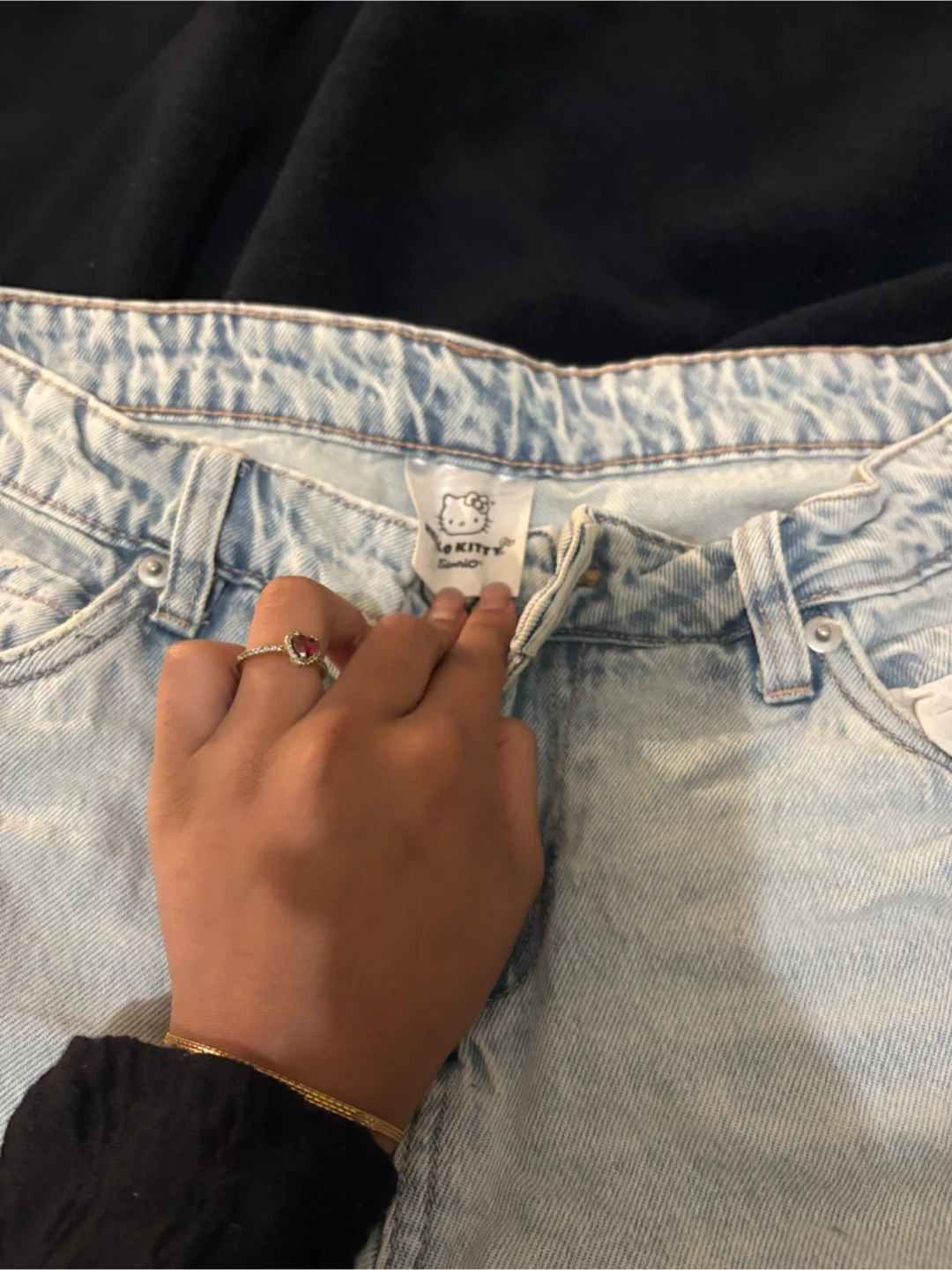 Hello Kitty Wide Leg Jeans - photo 2