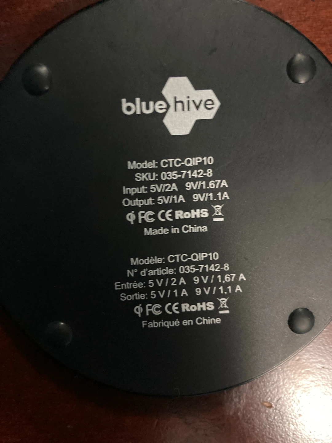 Blue Hive Qi Wireless Charger - photo 2