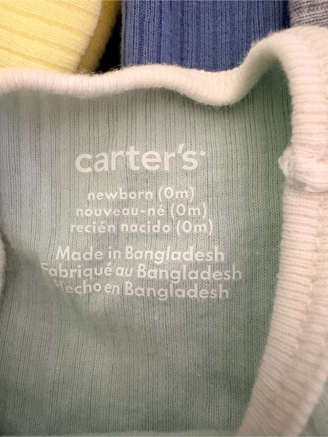 Carter's Newborn Bodysuits (5-Pack) - photo 2