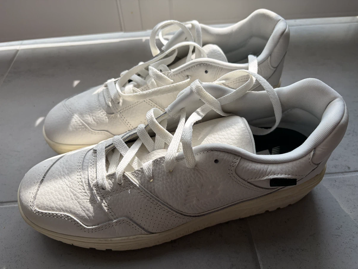 New Balance 550 White Leather Sneakers